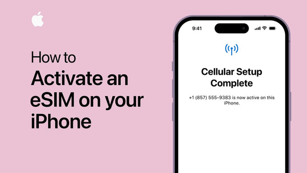 how to activate esim on iphone