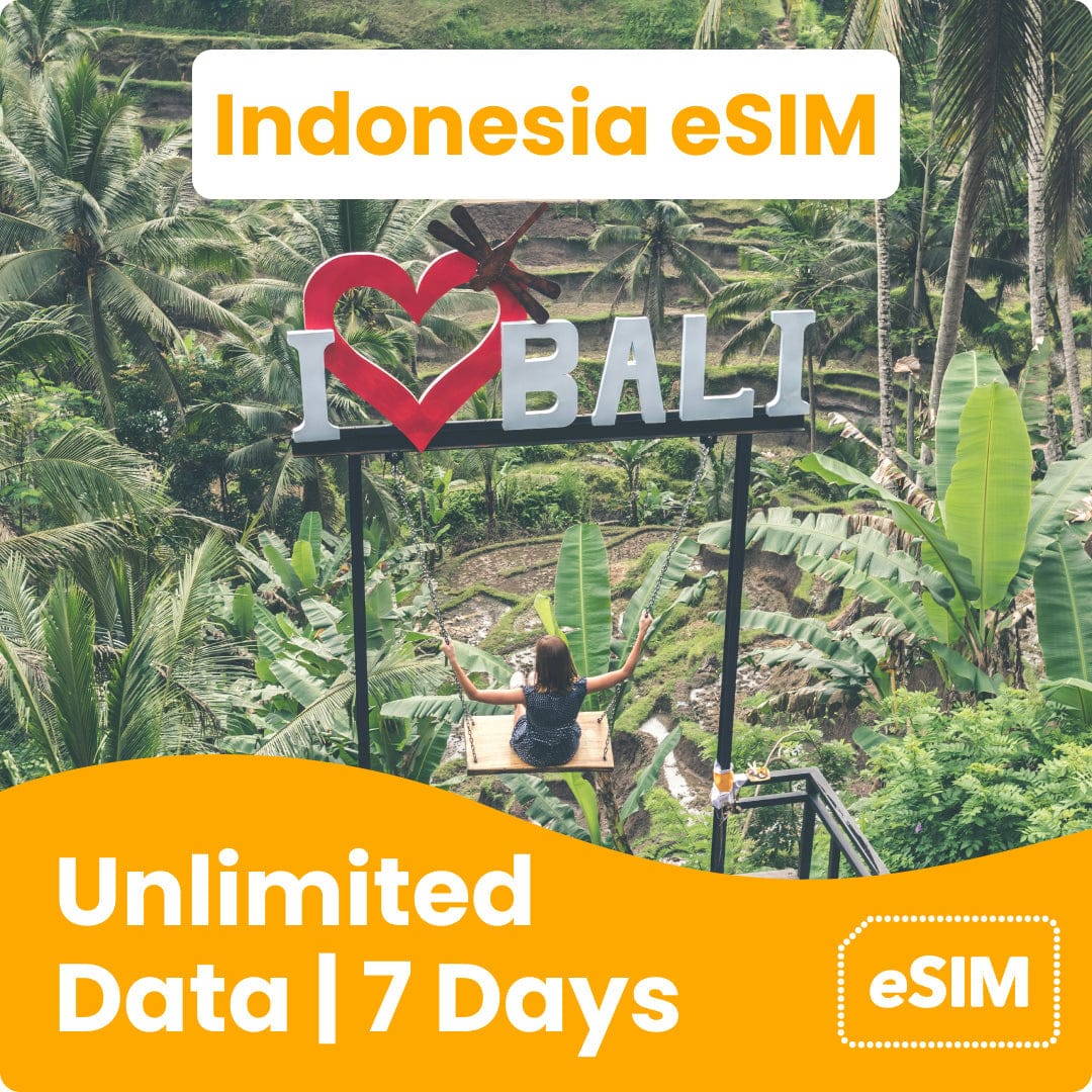 Indonesia eSIM Unlimited Data Bali