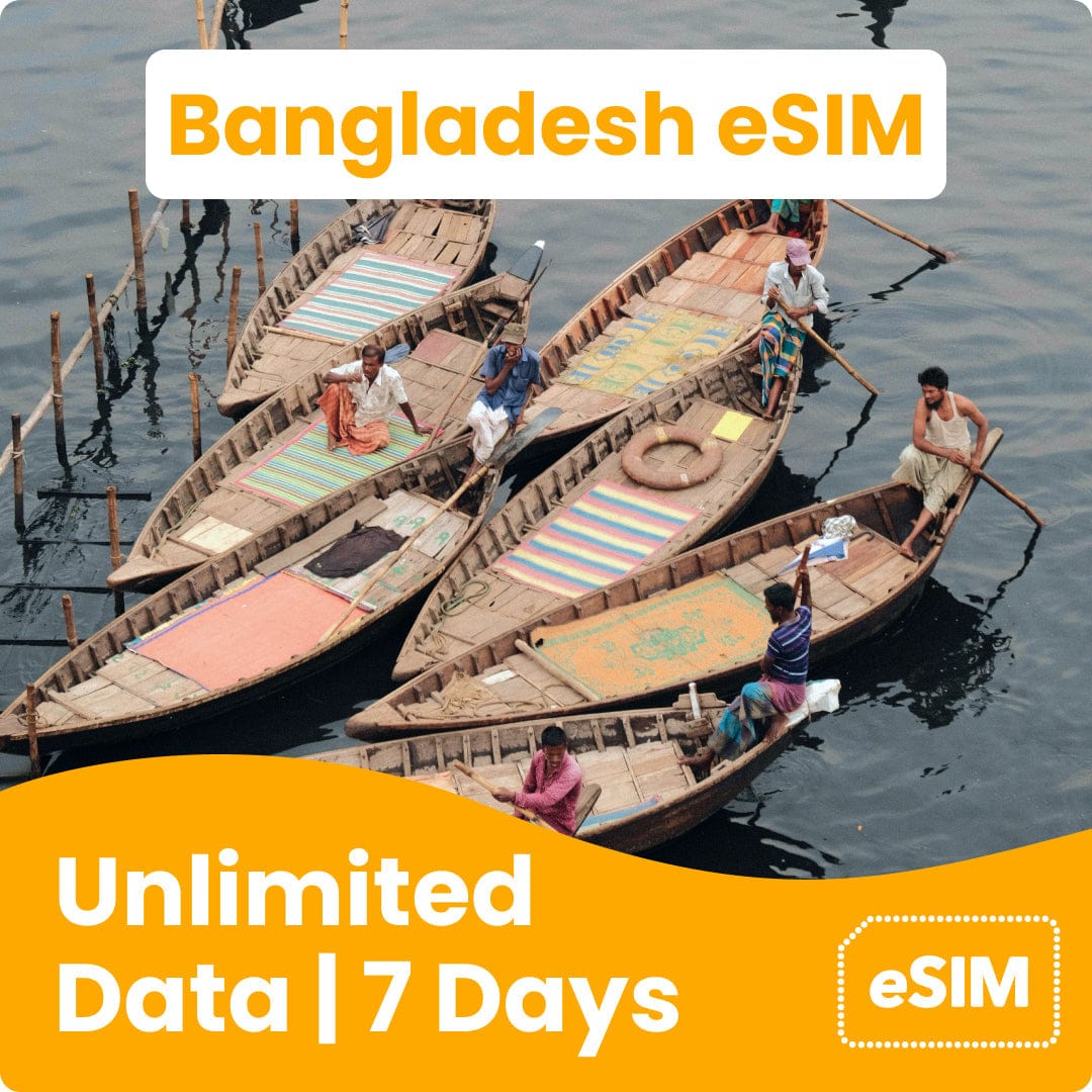 Bangladesh eSIM Unlimited Data - 7 Days