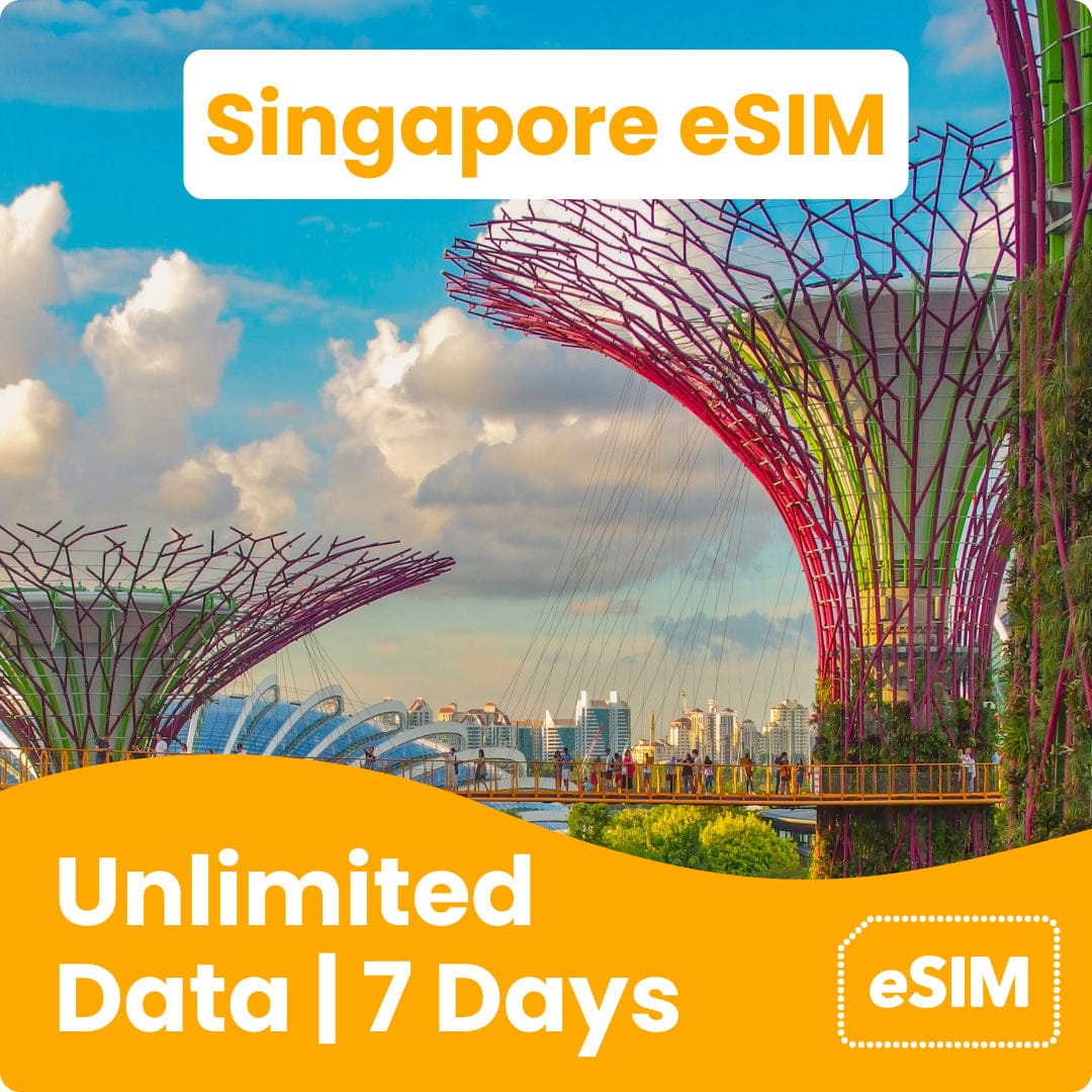 Singapore eSIM with Unlimited Data for 7 Days