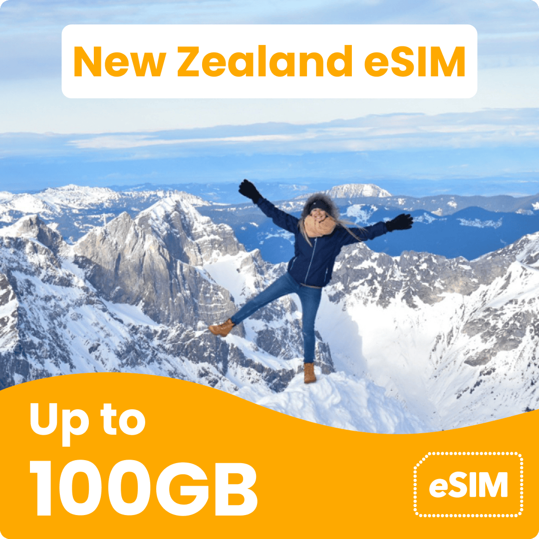 New Zealand eSIM with up to 100GB data