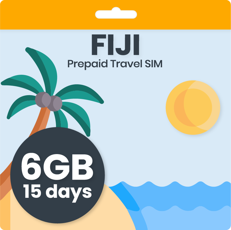 Fiji SIM Card Best Prepaid Travel Data SIM For Tourist