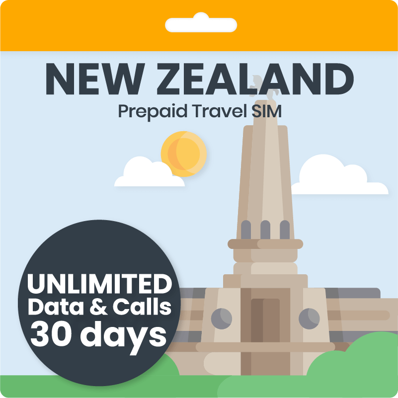 New Zealand SIM Card Prepaid Travel Data SIM Delivered to Australia