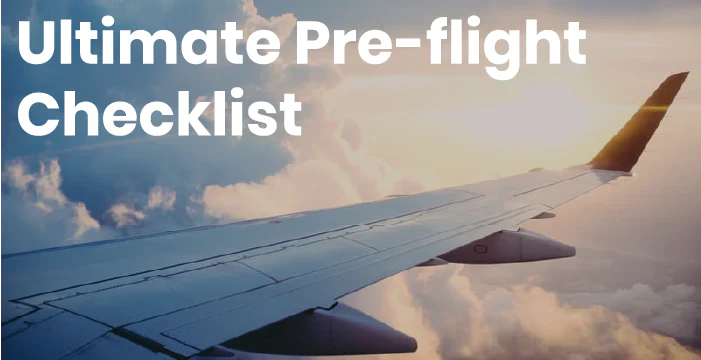 Your Ultimate Pre-Flight Checklist | Travel Hub Blog | Simify