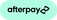 Afterpay logo on a light green background