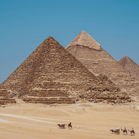 Great Pyramids of Gizeh in Egypt