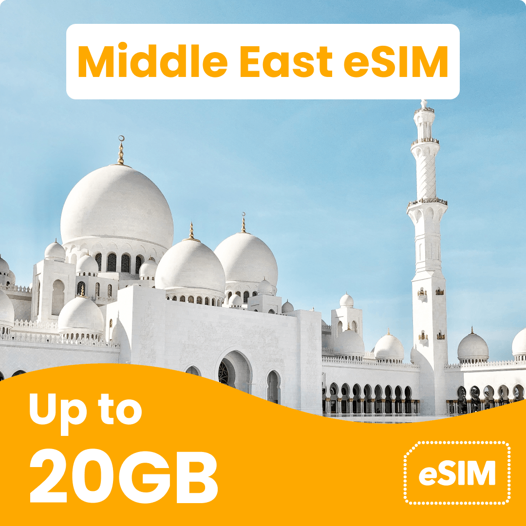 Middle East SIM Card | Best Prepaid Travel Data SIM For Tourist