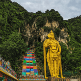 Image of the Batu Caves in Malaysia