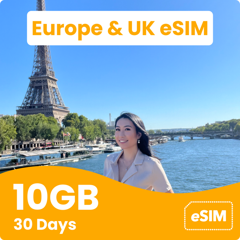 Europe & UK eSIM (43 Countries)