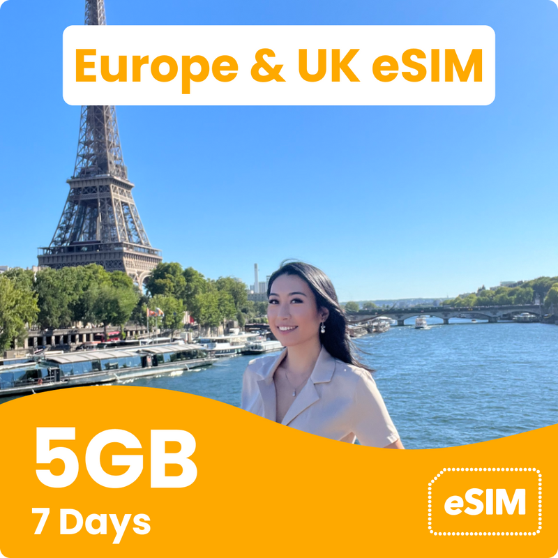 Europe & UK eSIM (43 Countries)