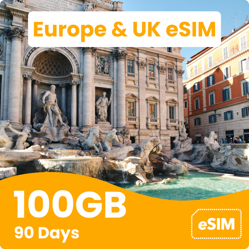 Europe & UK eSIM (43 Countries)