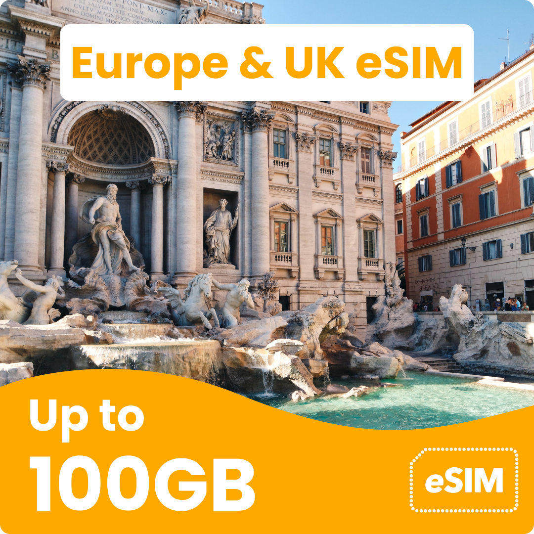 Europe & UK eSIM (43 Countries)