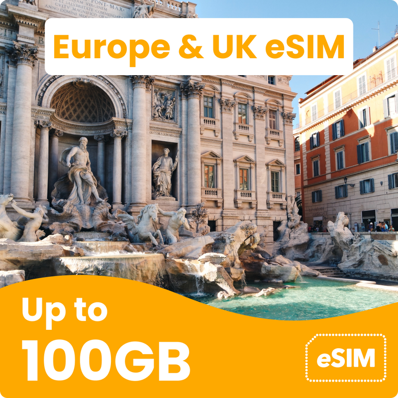 Europe & UK eSIM (43 Countries)