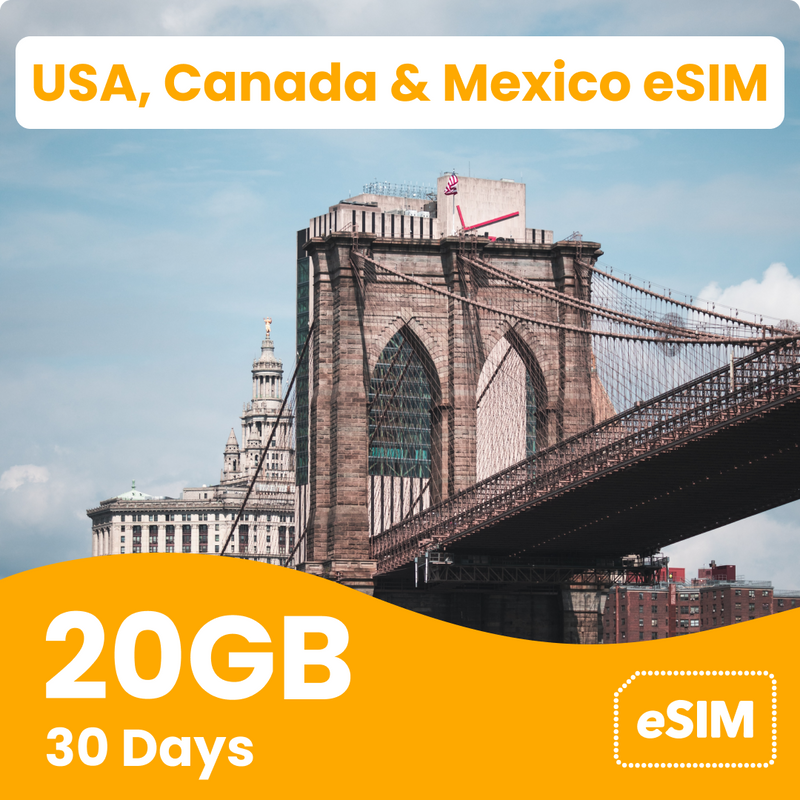 USA, Canada & Mexico eSIM