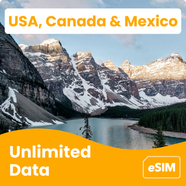 Unlimited USA, Canada & Mexico eSIM